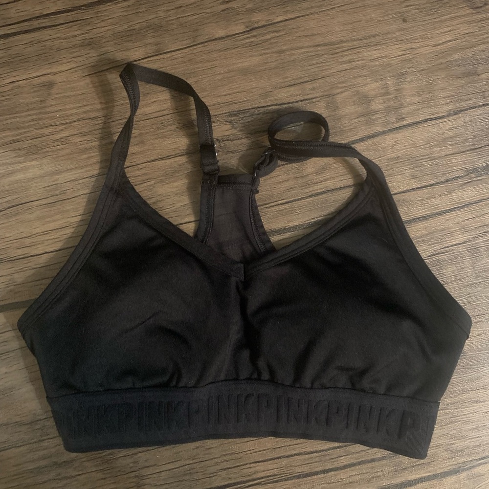 Black Victoria secret sports bra